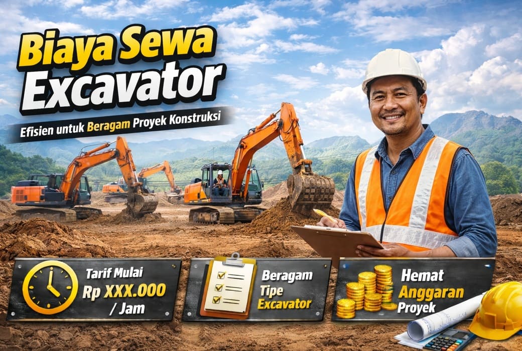 biaya sewa excavator