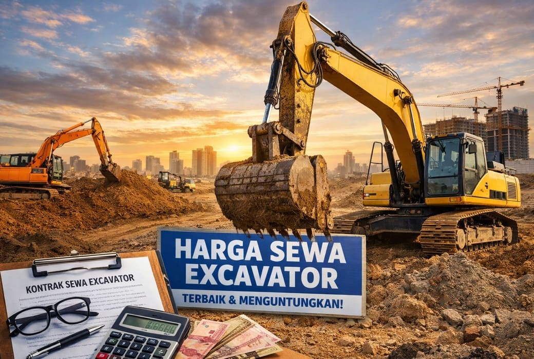 harga sewa excavator