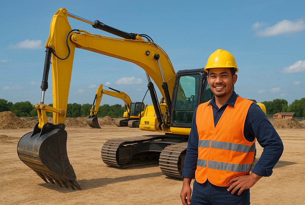 rental excavator harian